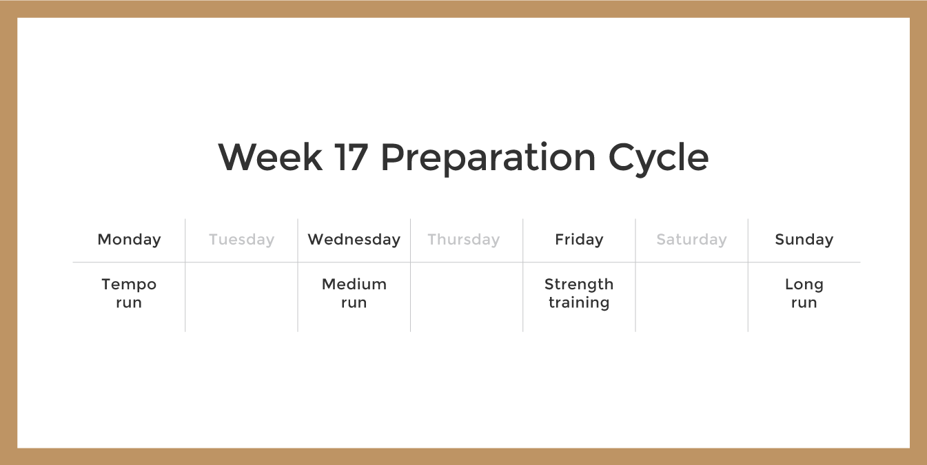 Marathon Preparation Cycle